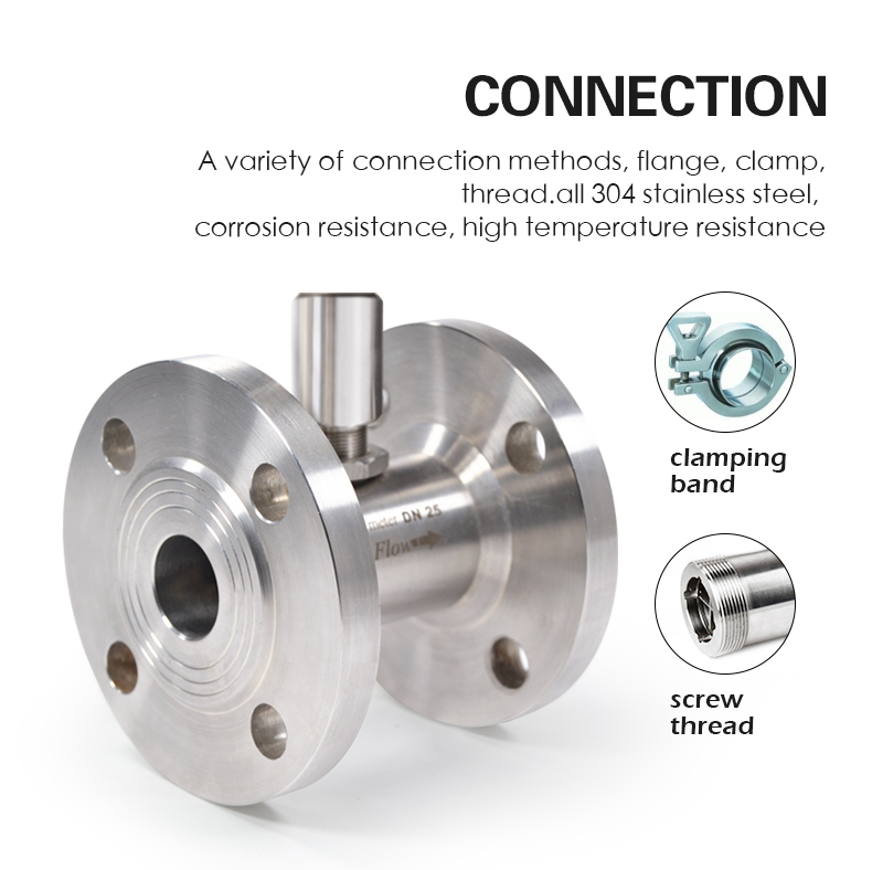 A variety of connection methods, flange, clamp,  thread.all 304 stainless steel,  corrosion resistance, high temperature resistance